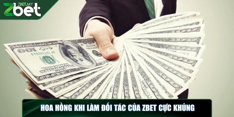 Hoa hồng và lợi nhuận khi làm đối tác của ZBET cực khủng