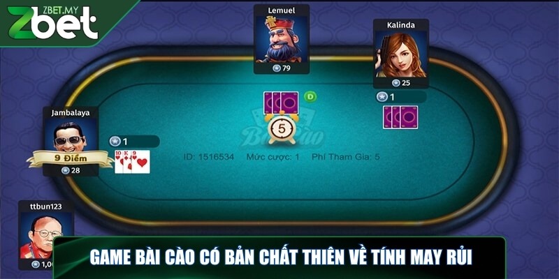Đánh bài cào - Bí quyết chinh phục tựa game hấp dẫn tại ZBET 2 Game bài cào có bản chất thiên về tính may rủi