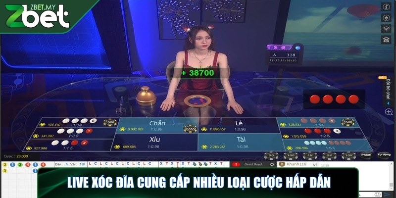 Live xóc đĩa ZBET - Tìm kiếm vận may thắng lớn về tay 3 Live xóc đĩa cung cấp nhiều loại cược hấp dẫn