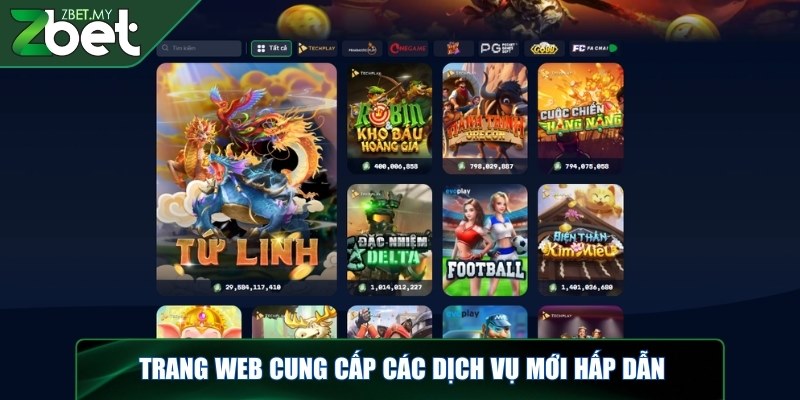 Thương hiệu ZBET đáng tin cậy về cá cược trực tuyến 3 Trang web cung cấp các dịch vụ mới hấp dẫn